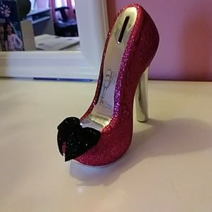 A high heel piggy bank